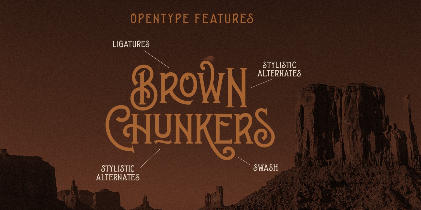 Example font Brown Chunkers #3